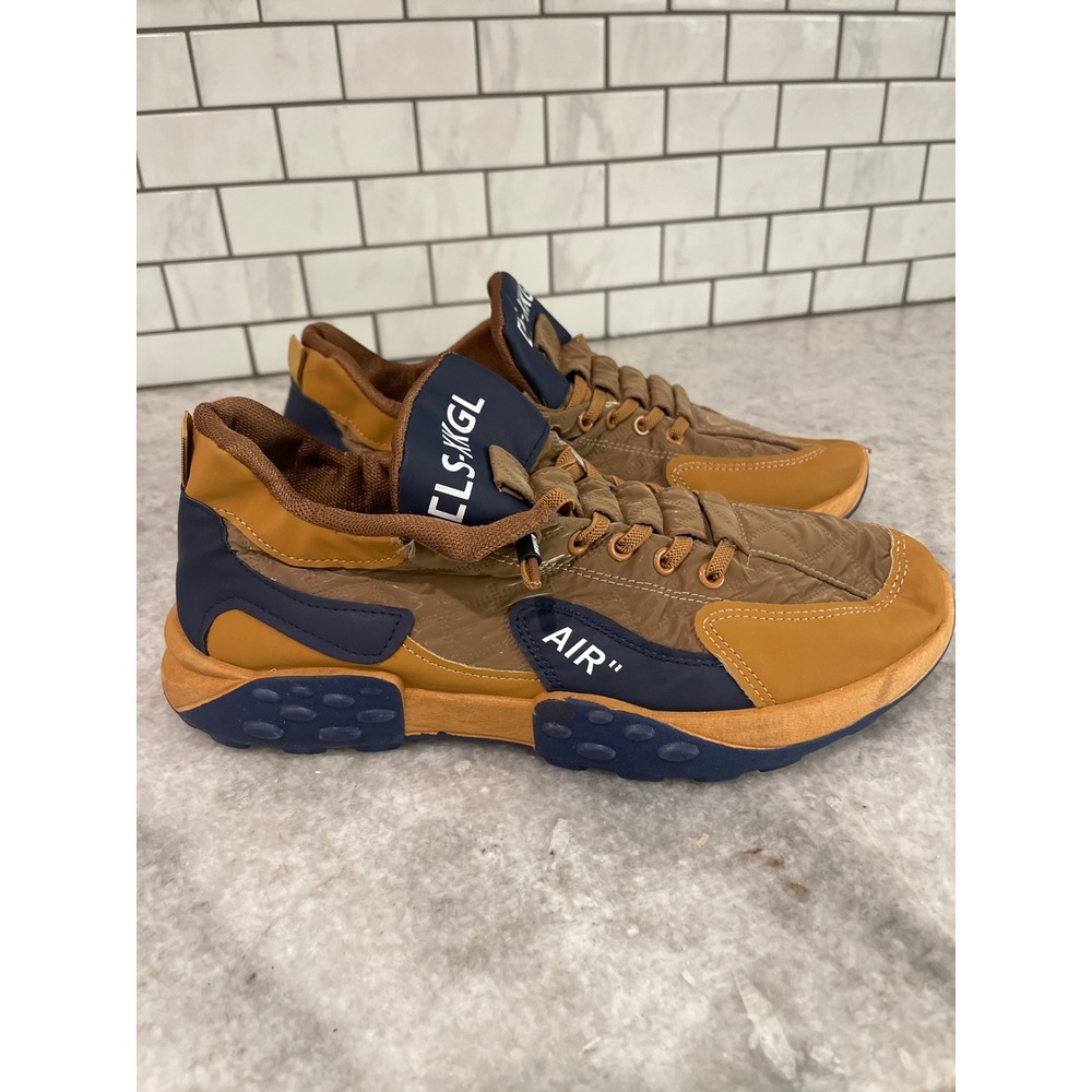 CLS-XKGL Sneakers Men 45 Brown CLS-XKGL Air Quilted Low Top Streetwear Shoes